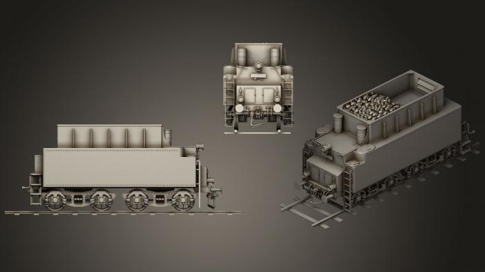 نموذج ثلاثي الأبعاد لآلة CNC السيارات والنقل مناقصة الفحم